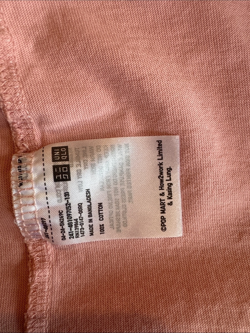 Uniqlo Kids Light Pink Monsterland Graphic Tee - Picture 7 of 9